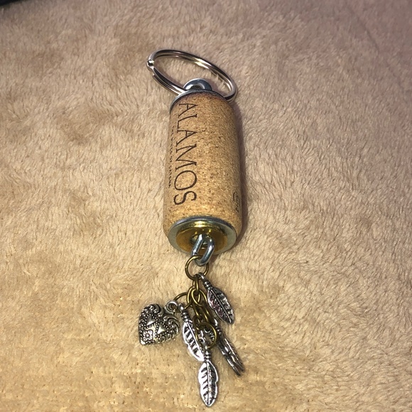 Hand Crafted Wine CORK PURSE/Backpack Keychain Handbag Jewelry - Picture 3 of 15